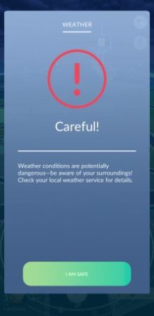 allerta meteo pokémon go