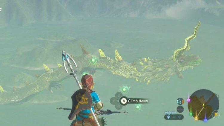 Un particolare glitch legato al drago scoperto in Zelda: Breath of the Wild