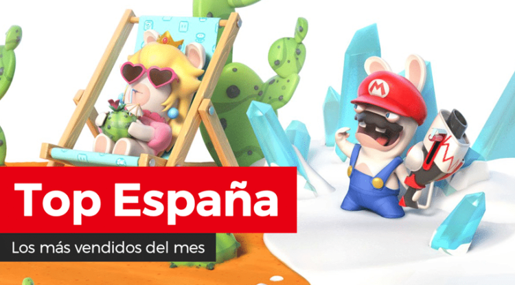 Mario + Rabbids: Kingdom Battle, il best-seller di Nintendo Switch a giugno in Spagna