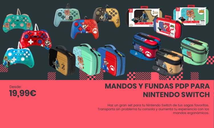 Crea il tuo set da viaggio e da gioco con i controller e le custodie PDP per Nintendo Switch
