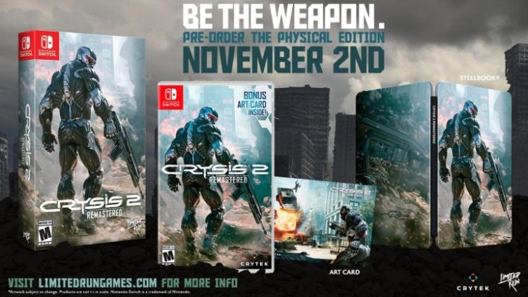 Crysis 2 Remastered dettaglia queste edizioni fisiche per Nintendo Switch