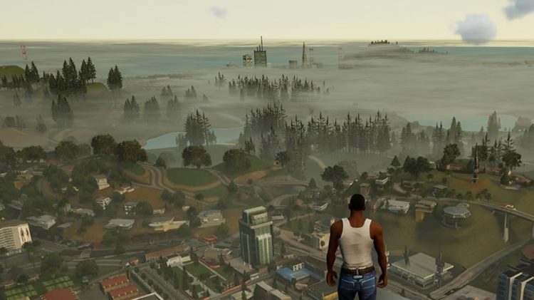 GTA Trilogy San Andreas aggiunge l'opzione nebbia a terra per migliorare la grafica