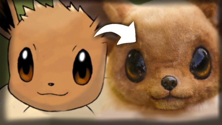 Un fan dei Pokémon ha creato questa curiosa bambola a grandezza naturale di Eevee