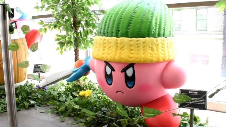 Uno sguardo dettagliato alle statue di Kirby e alla Terra dimenticata di Nintendo NY