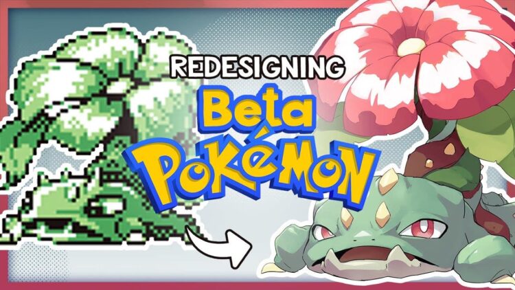 Questo video mostra diversi Pokémon disegnati sulla base dei loro disegni beta
