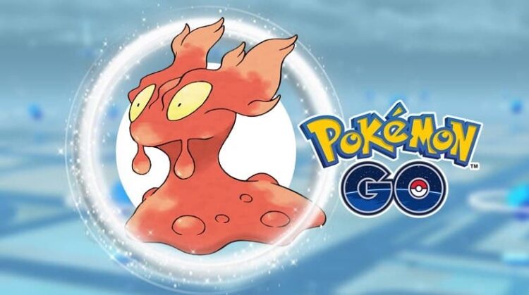 Un giocatore di Pokémon GO mostra una situazione fastidiosa e insolita in questa cattura di uno Slugma variopinto