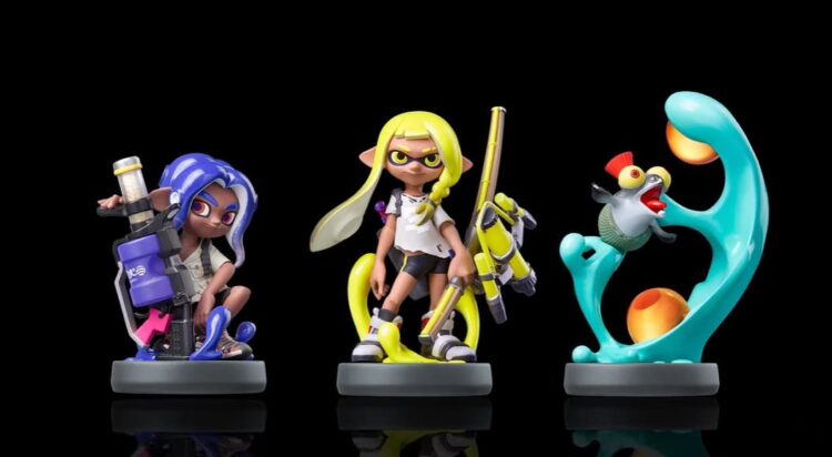 Uno sguardo ravvicinato alle figure amiibo di Splatoon 3