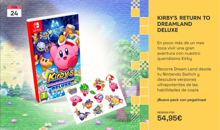 La nuova versione di Kirby’s Return to Dreamland Deluxe arriva su Nintendo Switch