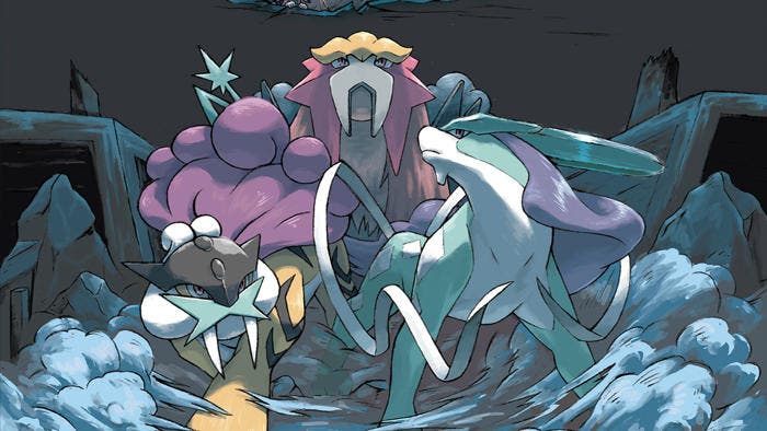 Fantastiche figure Pokémon di Raikou, Suicune ed Entei realizzate in LEGO