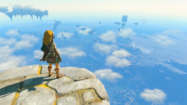Questo ascensore elettrico in Zelda: Tears of the Kingdom permette di salire sulle isole celesti