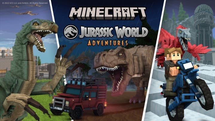 Minecraft rilascia il nuovo DLC Avventure nel mondo giurassico