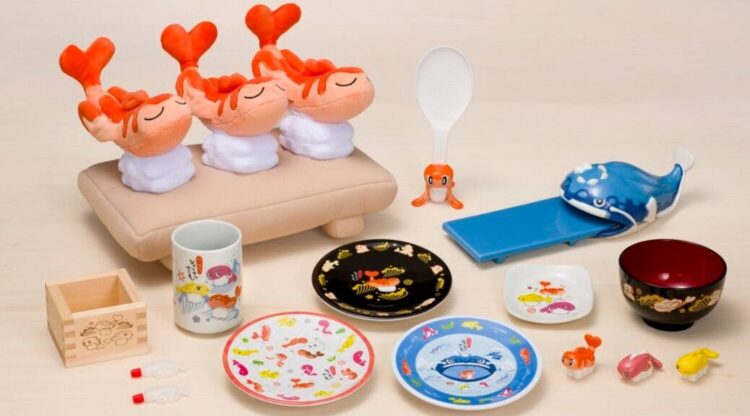 Tatsugiri avrà tutto questo set di sushi Pokémon