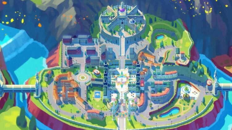La mappa di Pokémon Scarlatto e Viola presenta ancora una zona misteriosa