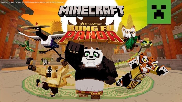 Minecraft festeggia l’arrivo del DLC di Kung Fu Panda