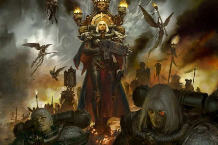 In Warhammer 40.000 esiste una fazione tutta al femminile con armature sospettosamente voluttuose. Dietro c’è una scusa legale