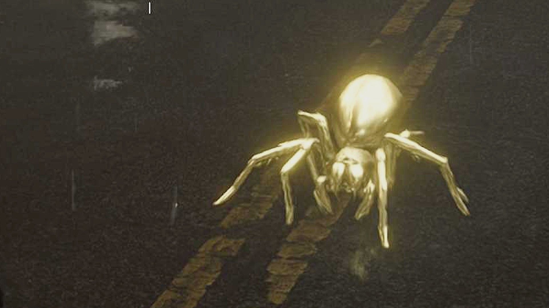 Un ragno d'oro nel minigioco Leon Must Die Forever di Resident Evil Requiem