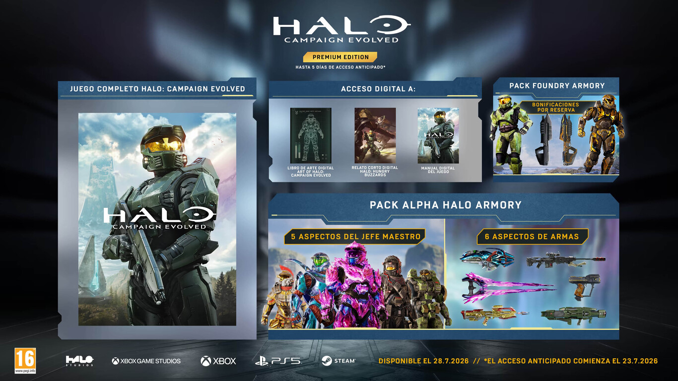 Contenuti Edizione Premium Halo Campaign Evolved