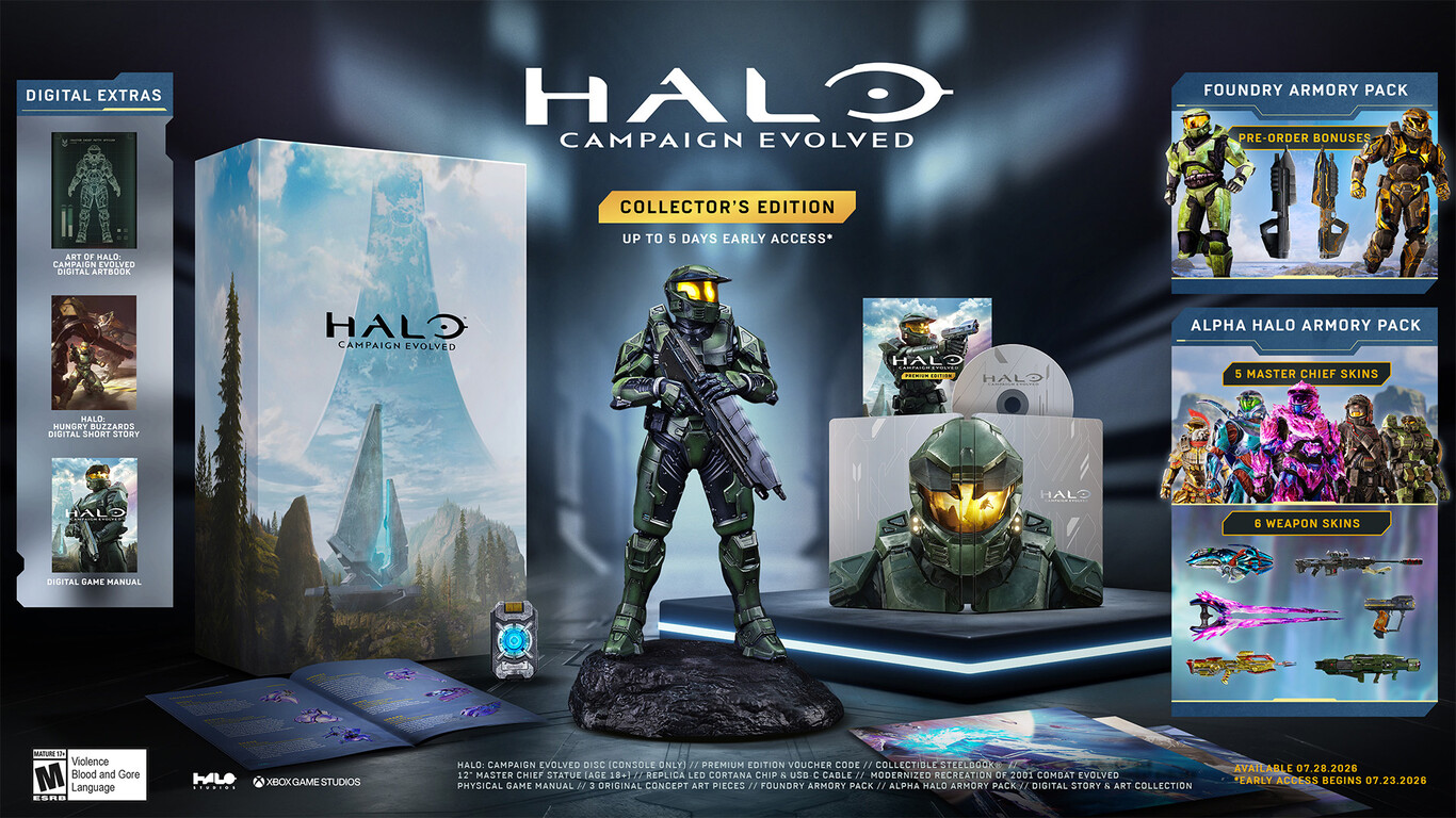 Contenuti Edizione Collector's Halo Campaign Evolved
