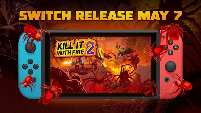 Kill It With Fire 2 arriva su Nintendo Switch il 7 maggio