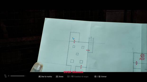 Silent Hill Townfall - Riprova; posizione della sala con la chiave della cassaforte numero 7