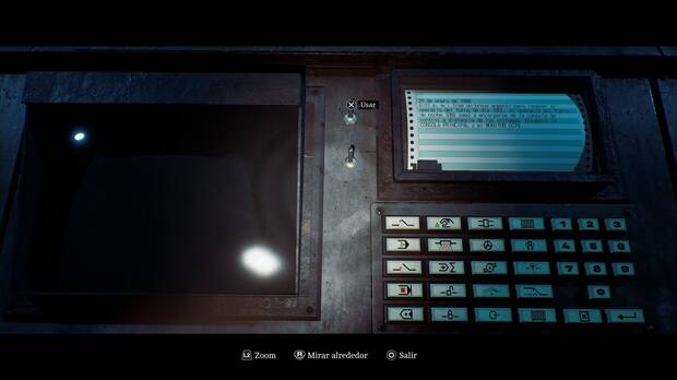 Silent Hill Townfall - Riprovare; console di controllo nella sala di controllo