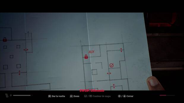Silent Hill Townfall - Riprovare; posizione della sala AUX al primo piano