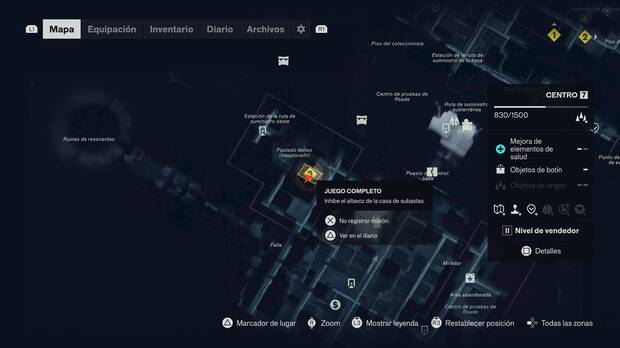 Control Resonant - Missione Gioco completo - Mappa dell'altoparlante 01