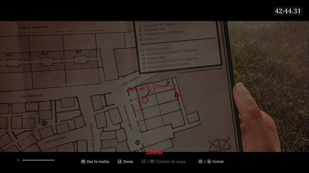 Silent Hill Townfall - Equipaggiamento; posizione dell'ascia nel cortile 12, accanto a quello della casa di Stevens
