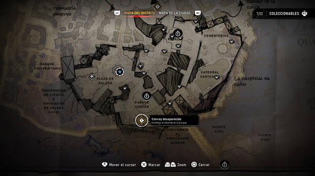 Gears of War: E-Day - Posizione sulla mappa dell'obiettivo secondario Convoglio scomparso dell'Atto 4