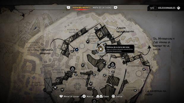 Gears of War: E-Day - Posizione sulla mappa dell'obiettivo secondario Difesa della torre dell'orologio dell'Atto 4