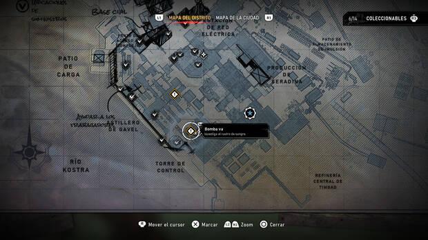 Gears of War: E-Day - Posizione sulla mappa dell'obiettivo secondario Bomba in arrivo dell'Atto 4