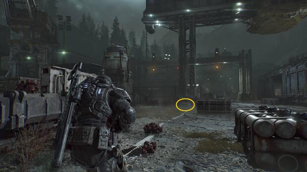 Gears of War: E‑Day – Posizione della valigetta rigida 01 nell'Atto 5