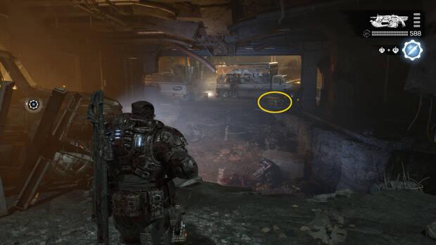 Gears of War: E‑Day – Posizione della valigetta rigida 05 nell'Atto 5