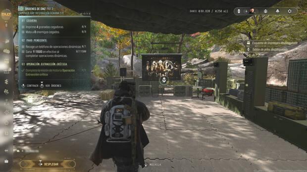 Tabln de jefes del modo DMZ de Call of Duty Modern Warfare 4
