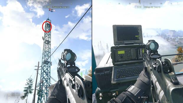 Call of Duty: Modern Warfare 4 - Subir a las torres de tenientes para marcar sus ubicaciones en el modo DMZ