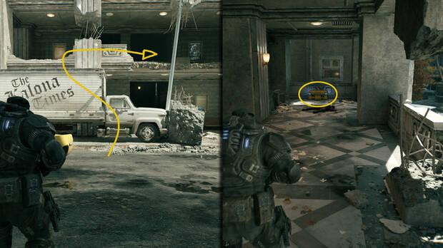 Gears of War: E-Day - Dove trovare la cassa rigida 10 nell'Atto 2