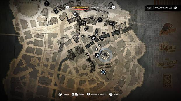 Gears of War: E-Day - Posizione sulla mappa della cassa rigida 10 nell'Atto 2